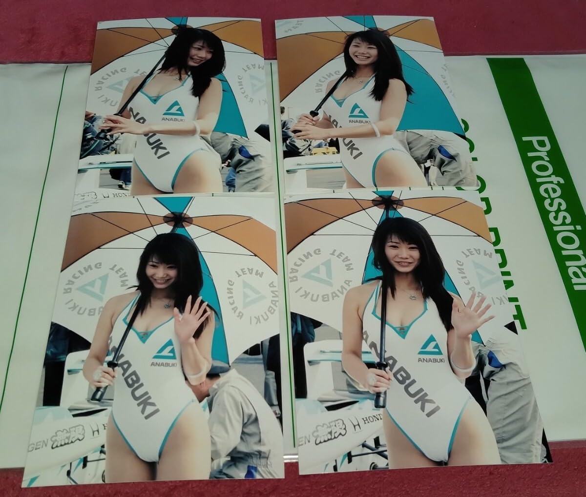 Amazon.co.jp: レースクイーン 写真 Lサイズ 4枚 アナブキ ANABUKI